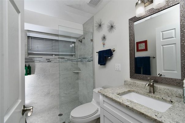 Bathroom, Glass Shower, Interior