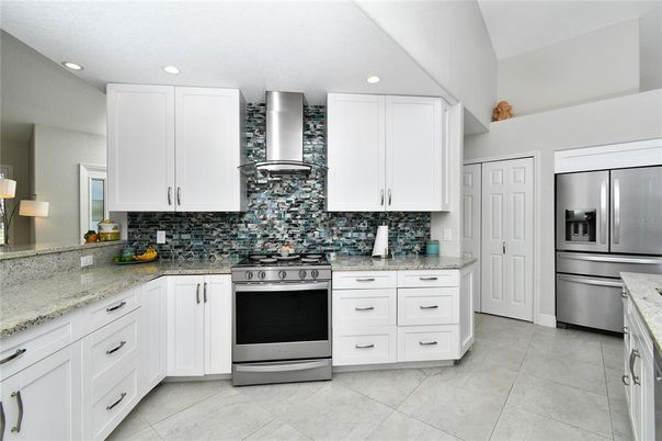 Interior, Kitchen, Recessed Lighting, Stainless Steel Appliances