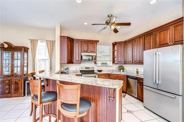 Interior, Kitchen, Recessed Lighting, Stainless Steel Appliances