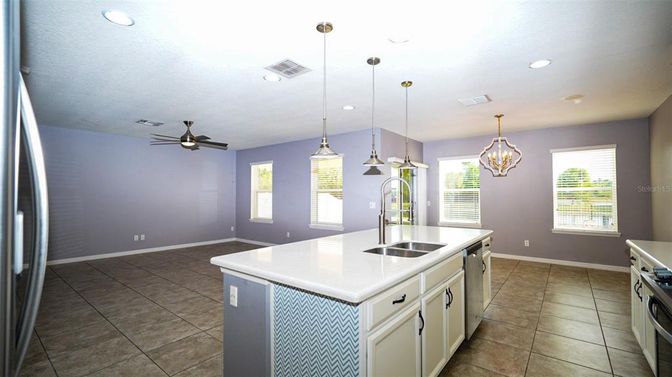 Chandelier, Interior, Kitchen, Pendant Lights, Recessed Lighting