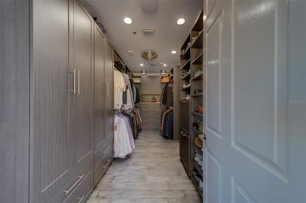 Interior, Recessed Lighting, Walk-in Closets, Wood Texture Flooring