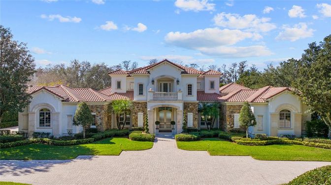 Backyard, Exterior, Facade, Mediterranean