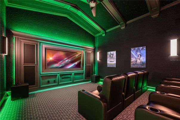 Home Theatre Room, Interior, Projection Screen, Theatre Room