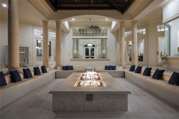 Interior, Living room, Recessed Lighting