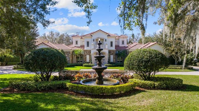 Backyard, Exterior, Facade, Mediterranean