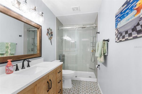 Bathroom, Glass Shower, Interior