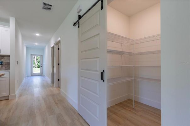 Interior, Recessed Lighting, Wood Texture Flooring