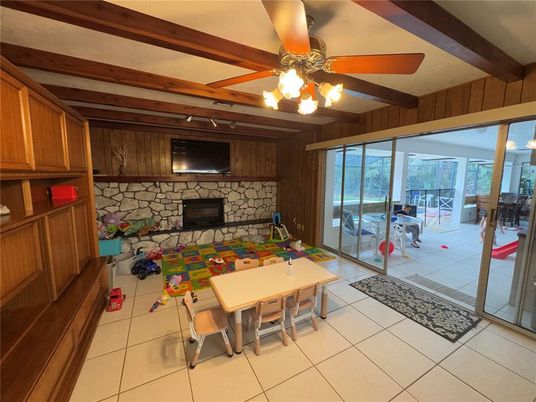 Fireplace, Interior, Wooden Beams, Wooden Walls
