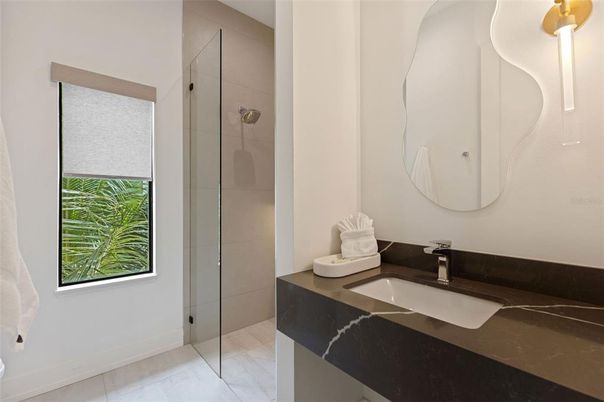 Bathroom, Glass Shower, Interior