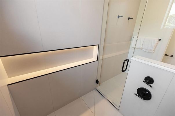 Bathroom, Glass Shower, Interior