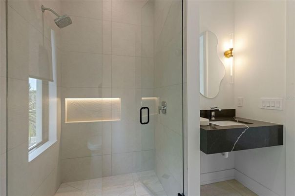 Bathroom, Glass Shower, Interior