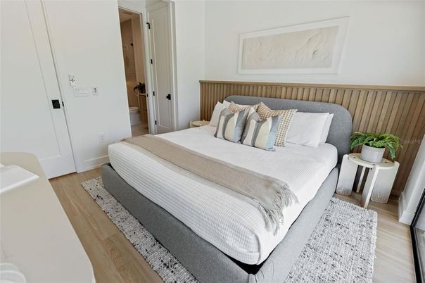 Bedroom, Interior, Wood Texture Flooring