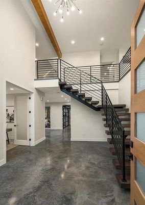 Interior, Recessed Lighting, Wooden Beams