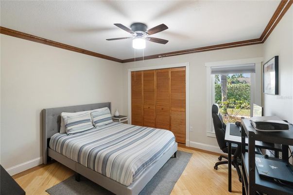 Bedroom, Home Office, Interior, Wood Texture Flooring