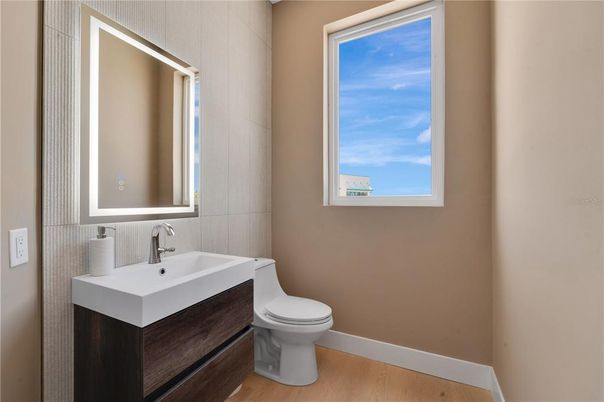 Bathroom, Interior, Wood Texture Flooring