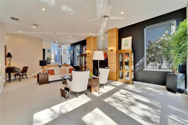 Interior, Living room, Recessed Lighting