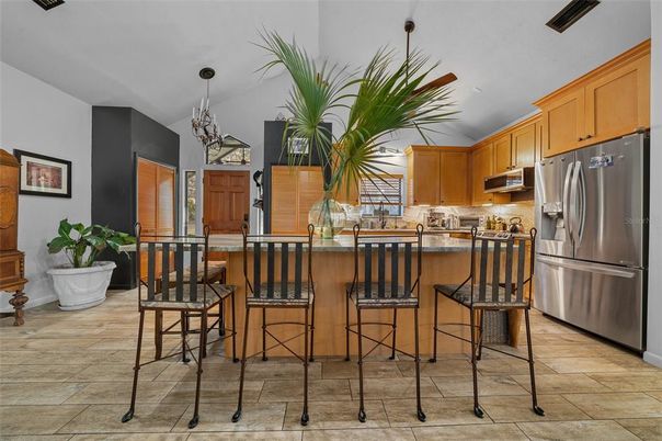 Interior, Kitchen, Pendant Lights, Stainless Steel Appliances