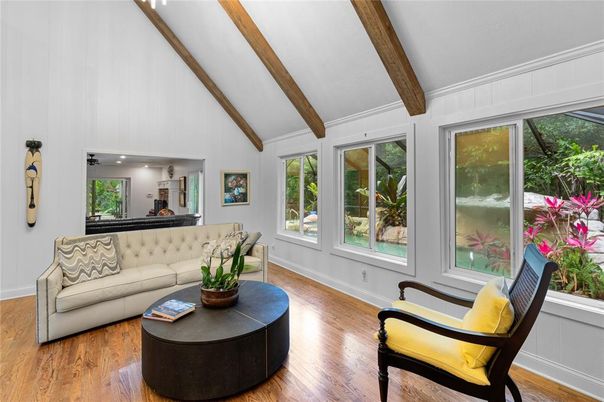 Interior, Living room, Wooden Beams, Wood Texture Flooring