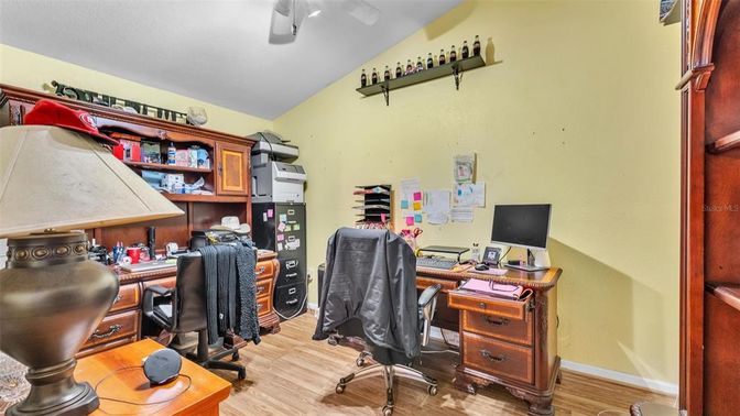 Home Office, Interior, Wood Texture Flooring
