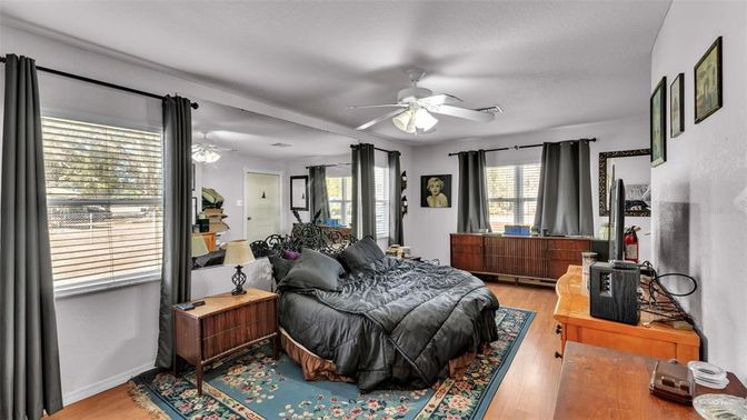 Bedroom, Interior, Wood Texture Flooring