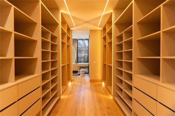 Interior, Walk-in Closets, Wood Texture Flooring