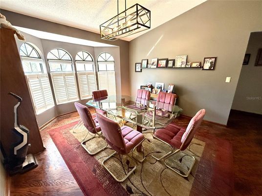 Dining room, Interior, Wood Texture Flooring