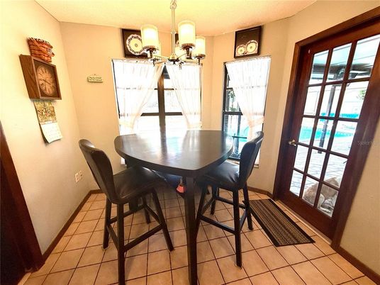 Chandelier, Dining room, Interior