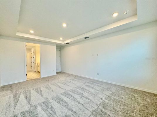 Bathroom, Empty room, Interior, Recessed Lighting