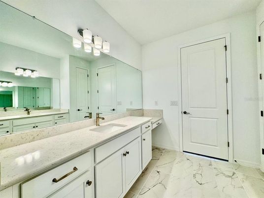 Bathroom, Dual Sink Vanities, Interior, Marble