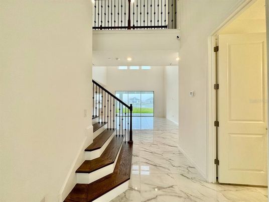 Interior, Marble, Recessed Lighting