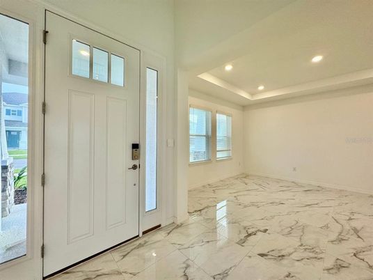 Interior, Marble, Recessed Lighting