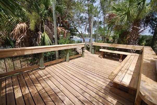 Exterior, Wood Texture Flooring