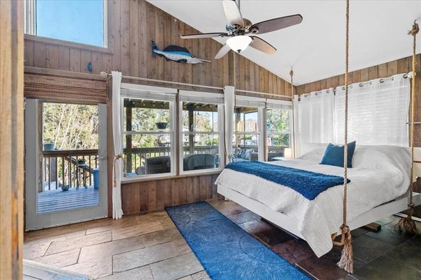 Bedroom, Interior, Wooden Walls