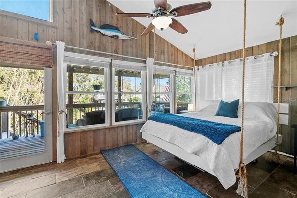 Bedroom, Interior, Wooden Walls