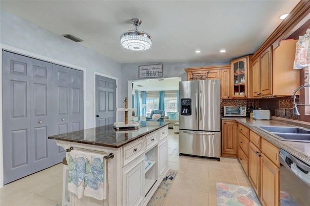 Interior, Kitchen, Recessed Lighting, Stainless Steel Appliances