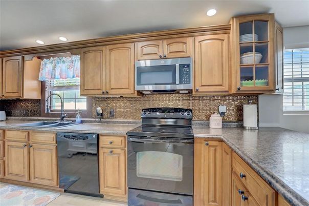 Interior, Kitchen, Recessed Lighting, Stainless Steel Appliances