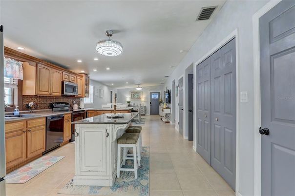 Interior, Kitchen, Recessed Lighting