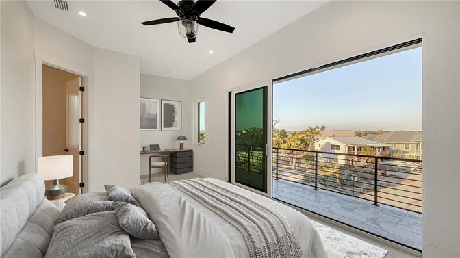 Bedroom, Interior, Recessed Lighting