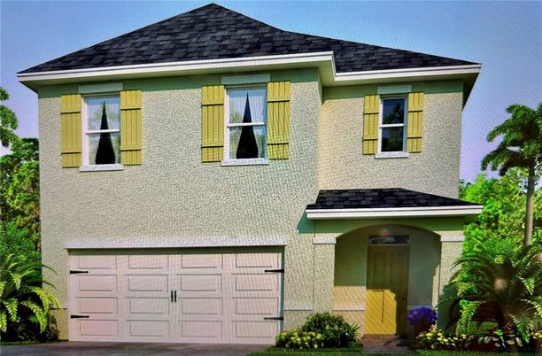 Attached, Exterior, Facade, French Provincial