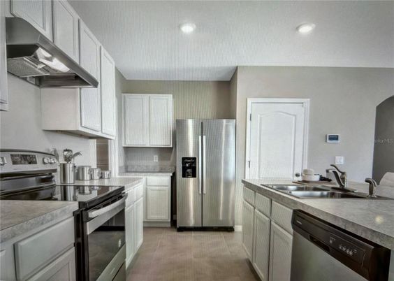 Interior, Kitchen, Recessed Lighting, Stainless Steel Appliances