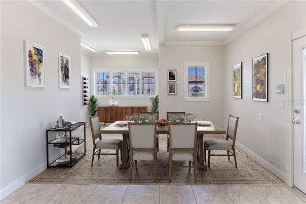 Dining room, Interior