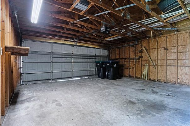 Garage, Interior, Wooden Beams, Wooden Walls