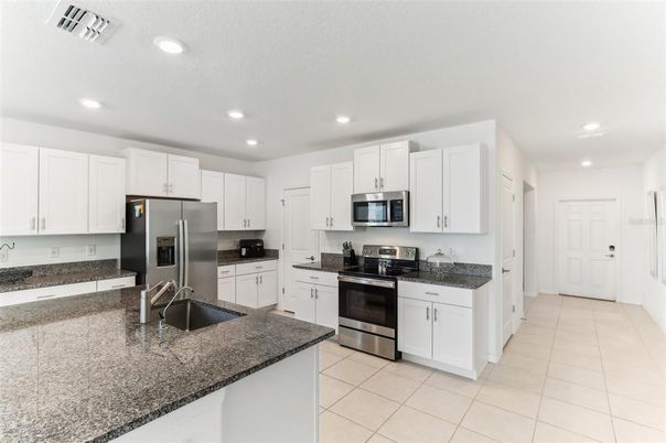 Interior, Kitchen, Recessed Lighting, Stainless Steel Appliances