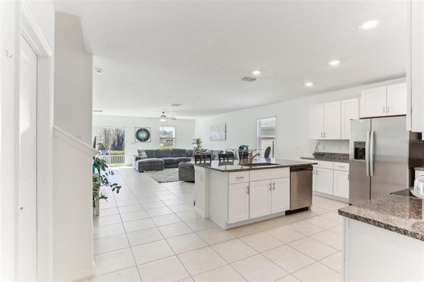 Interior, Kitchen, Living room, Recessed Lighting, Stainless Steel Appliances