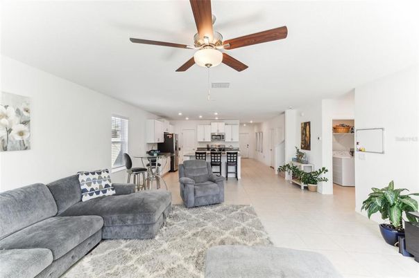 Dining room, Interior, Kitchen, Living room, Recessed Lighting, Stainless Steel Appliances