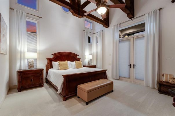 Bedroom, Interior, Wooden Beams