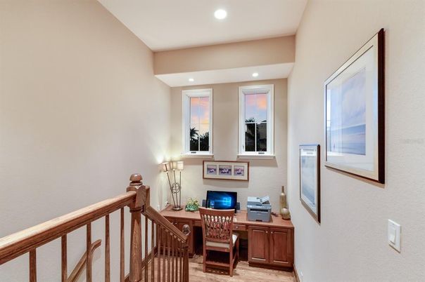 Home Office, Interior, Recessed Lighting