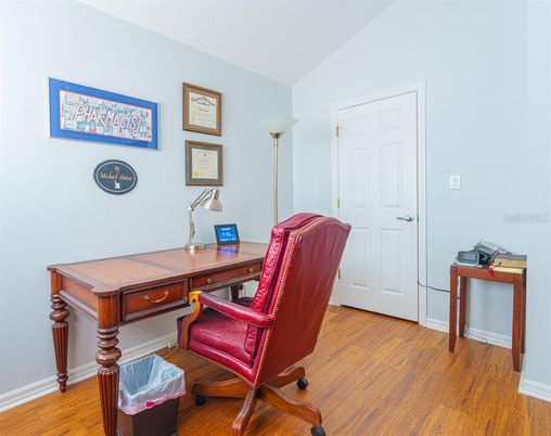 Home Office, Interior, Wood Texture Flooring