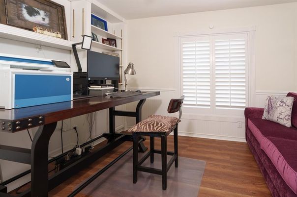 Home Office, Interior, Wood Texture Flooring