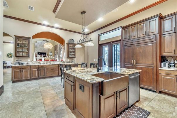 Dining room, Interior, Kitchen, Pendant Lights, Recessed Lighting